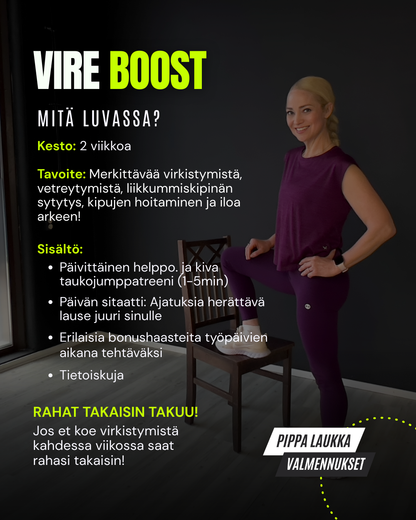 VIRE BOOST - Toimistotyöläisen hyvinvointihaaste